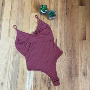 Mocking Jay Forever 21 Tank Bodysuit Small Y2K Made in USA